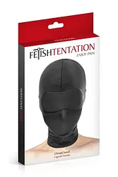 Капюшон для БДСМ Fetish Tentation Closed Hood із закритими очима та ротом - мініатюра 4