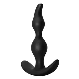 Анальна пробка Lola Games Bent Anal Plug 13 см (чорний) - мініатюра 6