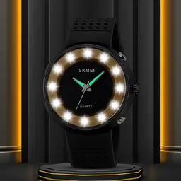 Чоловічий наручний годинник 2132GD Gold Skmei acs0030245 - мініатюра 6