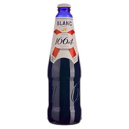 Упаковка пива Kronenbourg 1664 Blanc світле 4.8% 9.2 л (0.46 л х 20 шт.)  - мініатюра 2