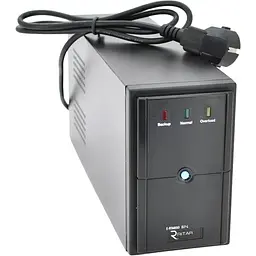ДБЖ Ritar E-RTM850 (510W) ELF-L, LED, AVR, 2st, 2xSCHUKO socket, 1x12V9Ah, metal Case Q4 (370x130x210) 5,8кг (310x85x140)
