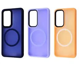 Чохол-накладка Wave Matte Insane Case with Magnetic Ring для Samsung Galaxy S24 Plus SM-S926 Midnight Blue - мініатюра 2