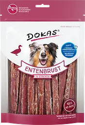 Ласощі для собак Dokas Качина грудка смужками 250 г
