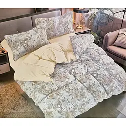 Комплект постільної білизни євро розміру Laura Grand LG-32-9 європейка з компаньйоном  Наволочки 2 шт 50 х 70 см Сатин