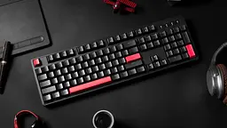 Клавіатура механічна X3 104Key, Keychron Red, USB-A, QMK/VIA, Hot-Swap, EN/UKR, RGB, чорний Lemokey teh0013912 - мініатюра 4