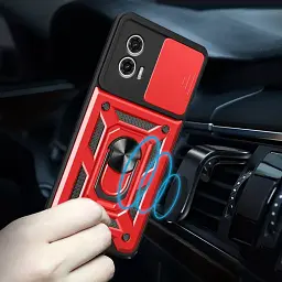 Панель BeCover Military для Motorola Moto G24/G24 Power Red (710725) - мініатюра 4