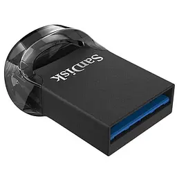 Флеш-накопичувач SanDisk USB 3.1 Ultra Fit 256Gb (130Mb/s) Black (SDCZ430-256G-G46) - мініатюра 2