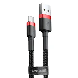 Кабель Baseus USB2.0AM-Type-C M, 2 м,(20V/3A), (60W) Червоний-Чорний,CATKLF-C91 (CATKLF-C91)