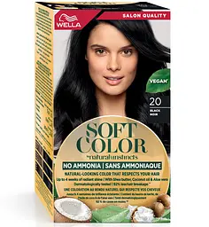 Фарба для волосся Wella Soft Color відтінок 20 Чорний (3614228865883) - мініатюра 2