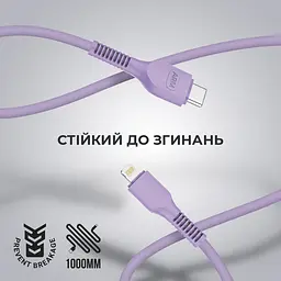 Кабель ArmorStandart AR88 Type-C to Lightning 3A 1m Purple (ARM65290) - мініатюра 2