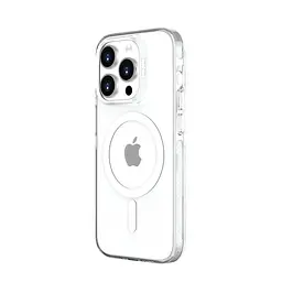 Захисний чохол Vokamo для iPhone 15 Pro Max з магнітним кільцем прозорий - мініатюра 3
