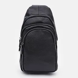 Чоловічий рюкзак шкіряний Keizer K14036bl-black - мініатюра 2
