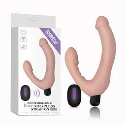 Безремневий страпон Rechargeable IJOY Strapless Strap on LOVETOYS 66-LV430103 99161