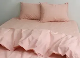 Комплект постільної білизни TAG Tekstil Pale Blush Євро - мініатюра 2