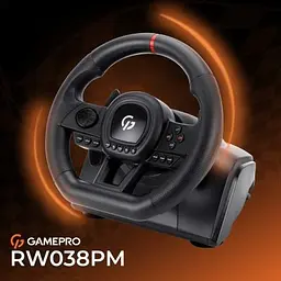 Кермо GamePro (RW038PM) з педалями та коробкою передач PC/XBOX360/XBOXONE/SWITCH/PS3/PS4 (RW038PM) - мініатюра 8