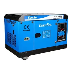 Генератор дизельний EnerSol SKDS-13EBA 230В 9-10кВт електростартер 280кг