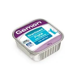 Паштет для дорослих котів Gemon Cat Wet Sterilized тунець, 100 г (70300834) - мініатюра 2