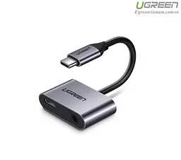 Перехідник Ugreen CM193 - адаптер Usb-C - на 2 порти Type-C + 3.5mm Audio (UGR-50596) - мініатюра 6