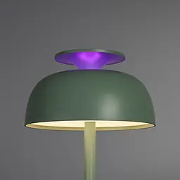 LED лампа настiльна Videx VL-TF23G 8.5W 4000K з акумулятором та RGB зелена (VL-TF23G) - мініатюра 6