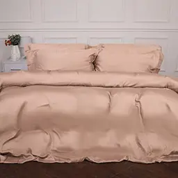 Постільна білизна MirSon Tencel №03 Creamy 220 x 240 King Size (2200009369056)