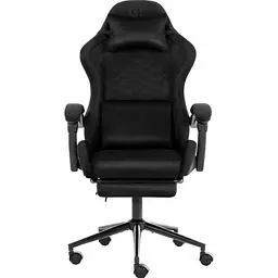Геймерське крісло GT Racer X-2338 Fabric Black/Black Suede [174661]