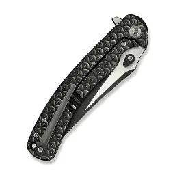 Ніж складаний Weknife Dracarys Bohler M390 титан 6AL4V чорний clip-point - мініатюра 5