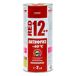 Антифриз Xado Antifreeze Red 12++ -40⁰С червоний готовий 2л(XA 50209_1)