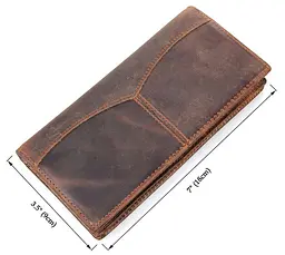 Чоловічий шкіряний гаманець Vintage 9Х18 см acs0016067 - мініатюра 6