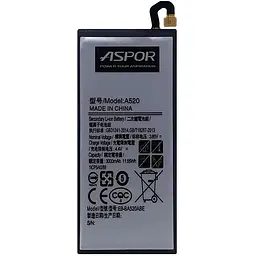 Акумулятор Aspor EB-BA520ABE для Samsung A520/A5 2017