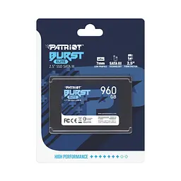 Накопичувач SSD 960GB Patriot Burst Elite 2.5" SATAIII TLC (PBE960GS25SSDR) - мініатюра 6
