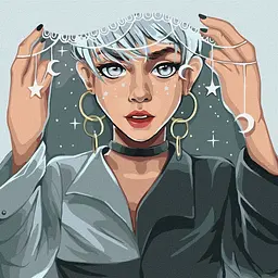 Картина за номерами Ideyka Хранителька снів KHO4894 40х40 см