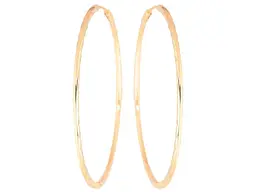Сережки Xuping Позолота 18K кільця конго "Декоративний візерунок" ø 5.3см 270621