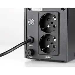 Пристрій безперебійного живлення Vinga LED 800VA metal case (VPE-800M) - мініатюра 5