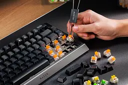Клавіатура BlackWidow V4 75% RGB 83key Mechanical Tactile Switch GEN-3, USB-A, EN, чорний Razer teh0013910 - мініатюра 10