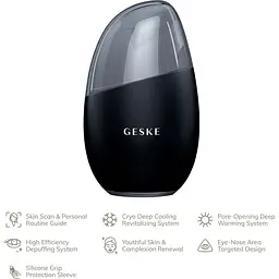 Масажер для обличчя GESKE Cool & Warm Eye and Face Massager 7в1 Black (HB0286) [176758] - мініатюра 4