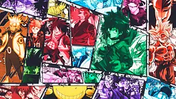 Дерев'яний фігурний пазл ANIME STYLE 1, А1, Картонна коробка 500+ елементів