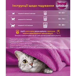 Сухий корм для кошенят Whiskas, з куркою, 14 кг - мініатюра 5