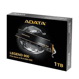 Накопичувач SSD M.2 ADATA LEGEND 900 1TB 2280 PCIe Gen 4x4 3D NAND Read/Write: 7000/4700 MB/sec (SLEG-900-1TCS) - мініатюра 2
