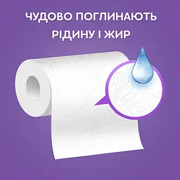 Паперові рушники Сніжна Панда, двошарові, 4 рулони - мініатюра 7