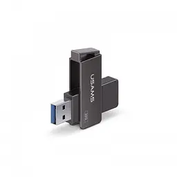 Флешка Usams USB 3.0 Rotatable High Speed Flash Drive 128 GB (US-ZB197) - мініатюра 5