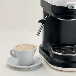 Ріжкова кавоварка еспресо Ariete 1318 Espresso Moderna White (00M131801AR0) - мініатюра 2