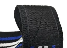 Бинти для зап'ясть (кистьові бинти) Power System PS-3500 Wrist Wraps Blue/Black (пара) (PS-3500_Blue-Black) - мініатюра 3