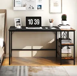 Комп'ютерний стіл Costway Tiffany з двома полицями в стилі Loft - мініатюра 3