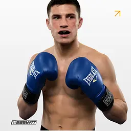 Боксерські рукавички Everlast 6 унцій (6 oz) сині - мініатюра 4