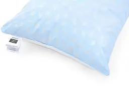 Подушка пухова MirSon Karmen №1803 Bio-Blue м'яка пух 90% 50х70 см біло-блакитна (2200003011845) - мініатюра 3