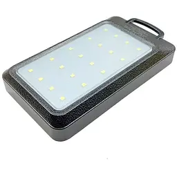 Повербанк на сонячних батареях Solar Power Bank 20000 mAh з ліхтарем та компасом