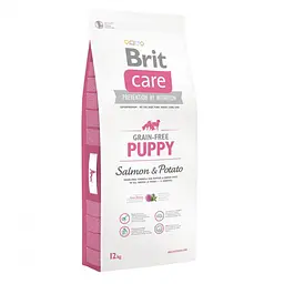 Сухий корм Brit Care GF Puppy Salmon & Potato 12 кг корм супер-класу для цуценят