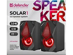 Колонки для комп'ютера Defender Solar 1 Black (65401) - мініатюра 9