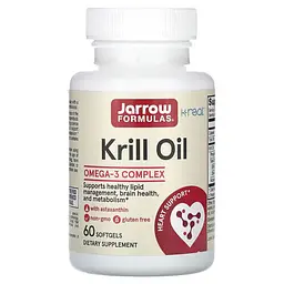 Олія криля (Krill oil) Krill Oil 60 рідких капсул Jarrow Formulas vit0005271