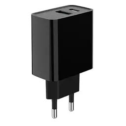Зарядний пристрій Gembird 1xUSB-A + 1 Type-C (PD20Вт + QC3.0 18Вт) black (TA-UC-PDQC20-01-BK) - мініатюра 4